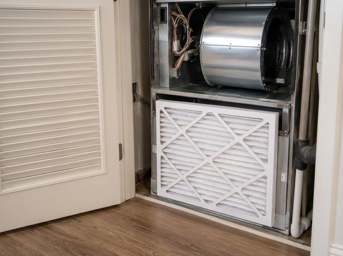 Clean home air system filter